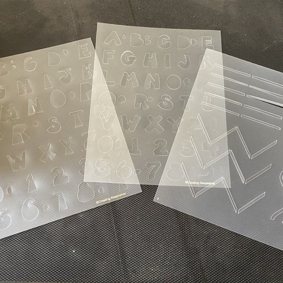 Creating Keepsakes Scrapbook Acid-Free Stickers/Stencils (Variety-Never Used) - Picture 3 of 3